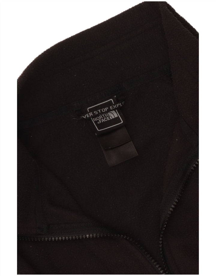 The North Face Mens Liner Fleece Jacket UK 38 Medium Black Polyester