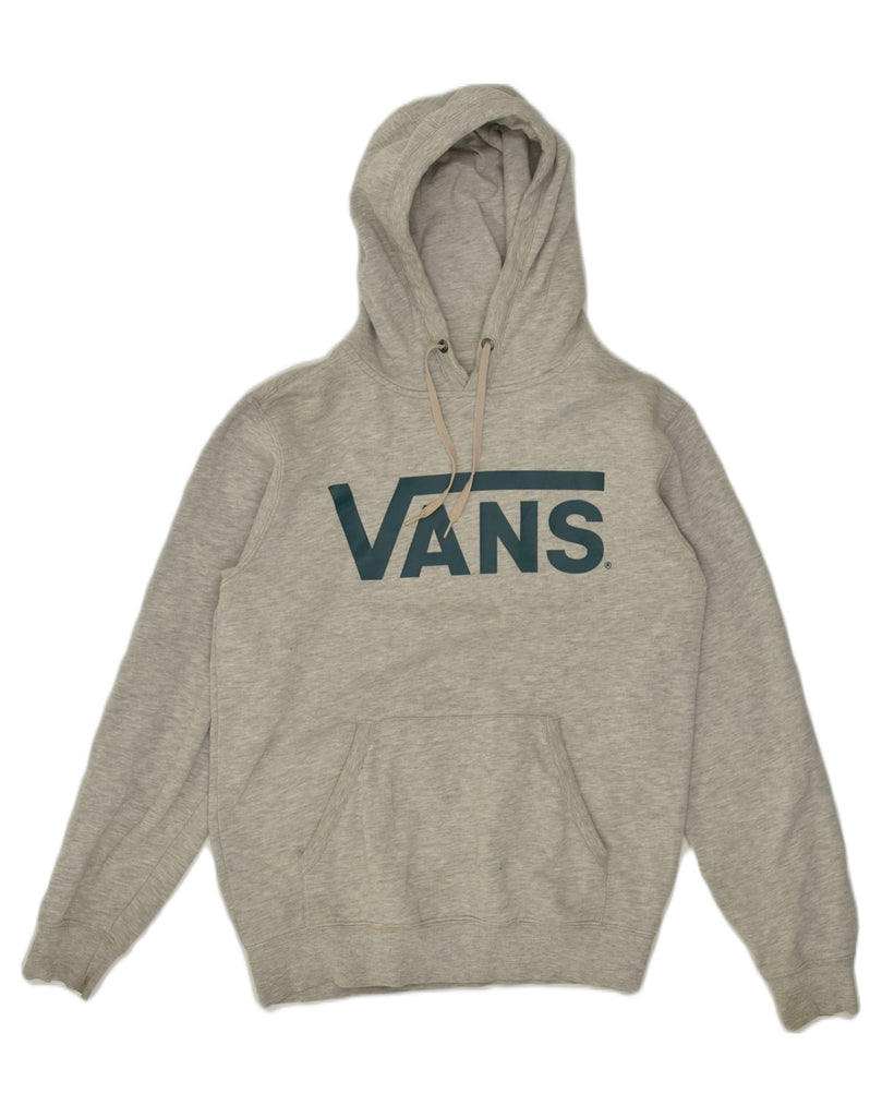 VANS Mens Hoodie Jumper Small Grey | Vintage Vans | Thrift | Second-Hand Vans | Used Clothing | Messina Hembry 