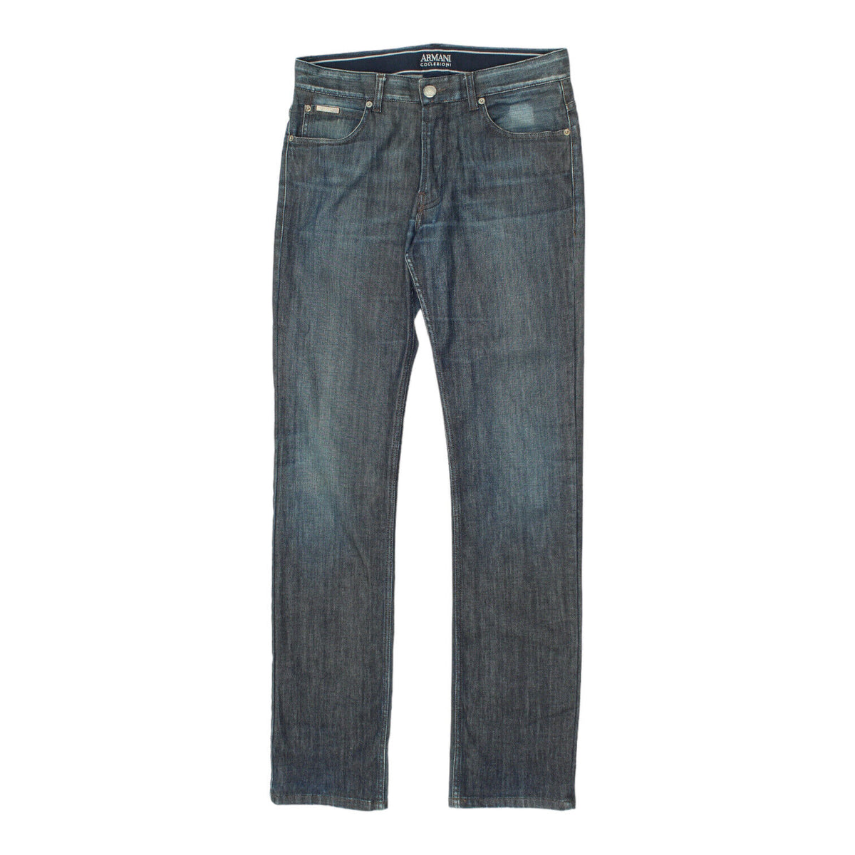 Armani Collezioni Jeans dritti da uomo blu | Denim vintage di lusso ...