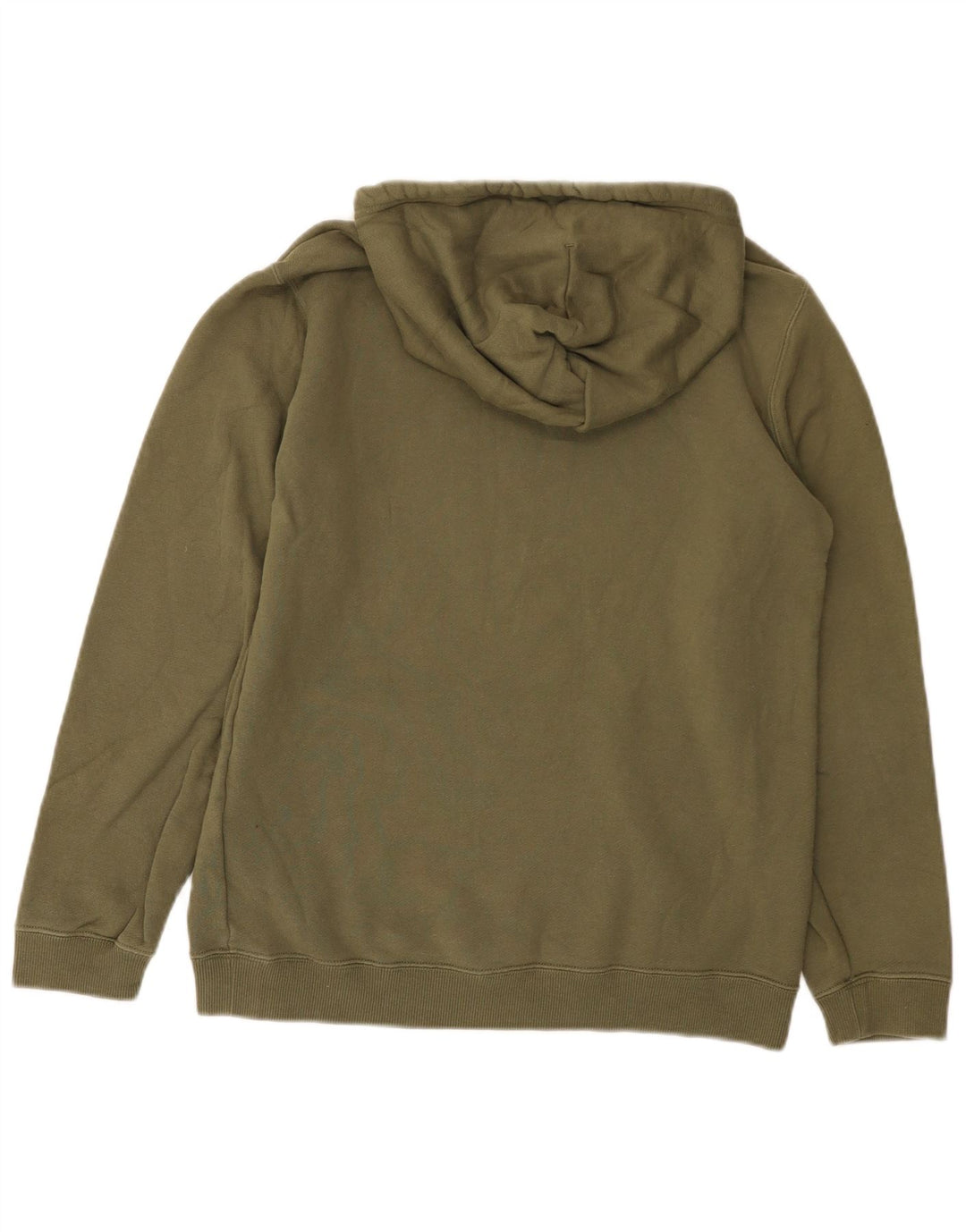 Converse Mens Graphic Hoodie Jumper Small Khaki Cotton