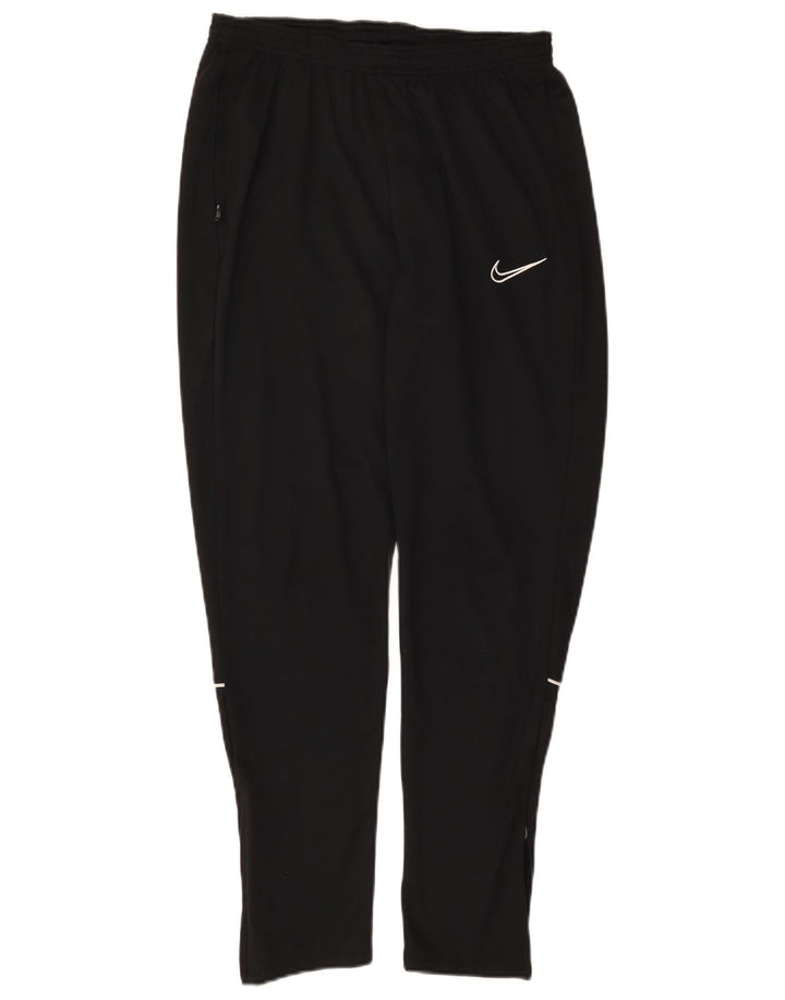 Nike Mens Dri Fit Tracksuit Trousers Medium Black Polyester