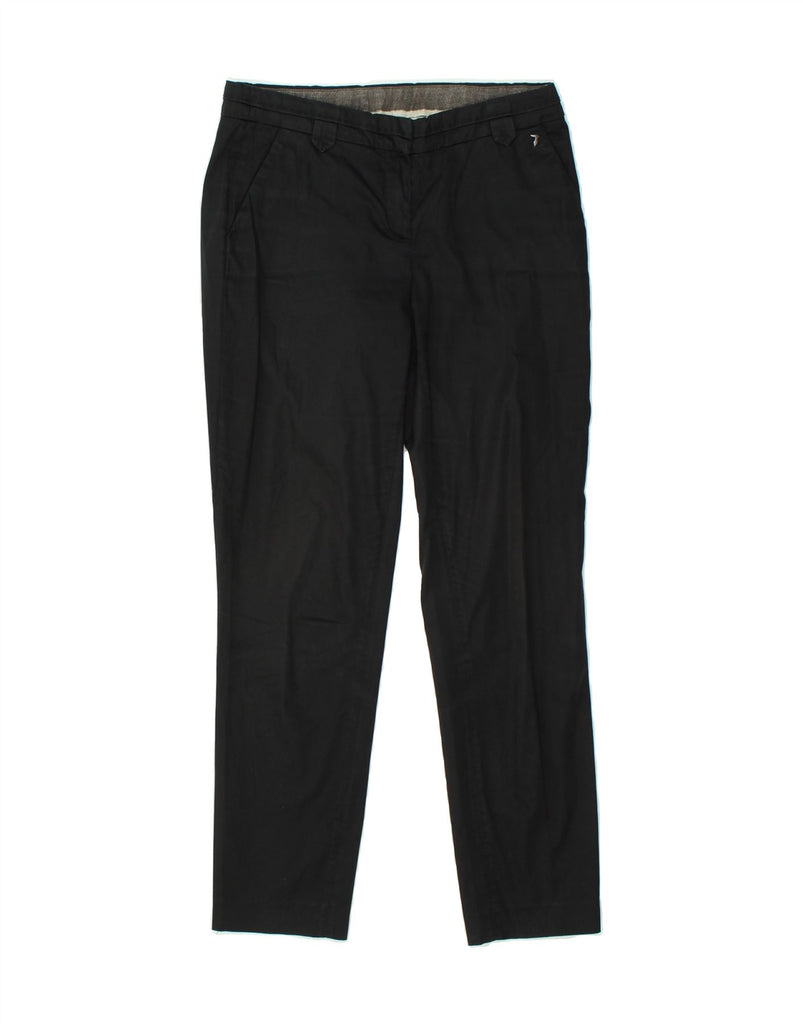 TRUSSARDI Womens Slim Chino Trousers W28 L28 Black | Vintage Trussardi | Thrift | Second-Hand Trussardi | Used Clothing | Messina Hembry 