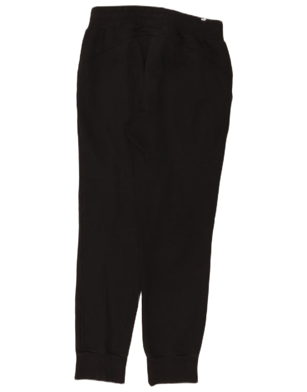 Puma Womens Tracksuit Trousers Joggers UK 10 Small  Black Cotton
