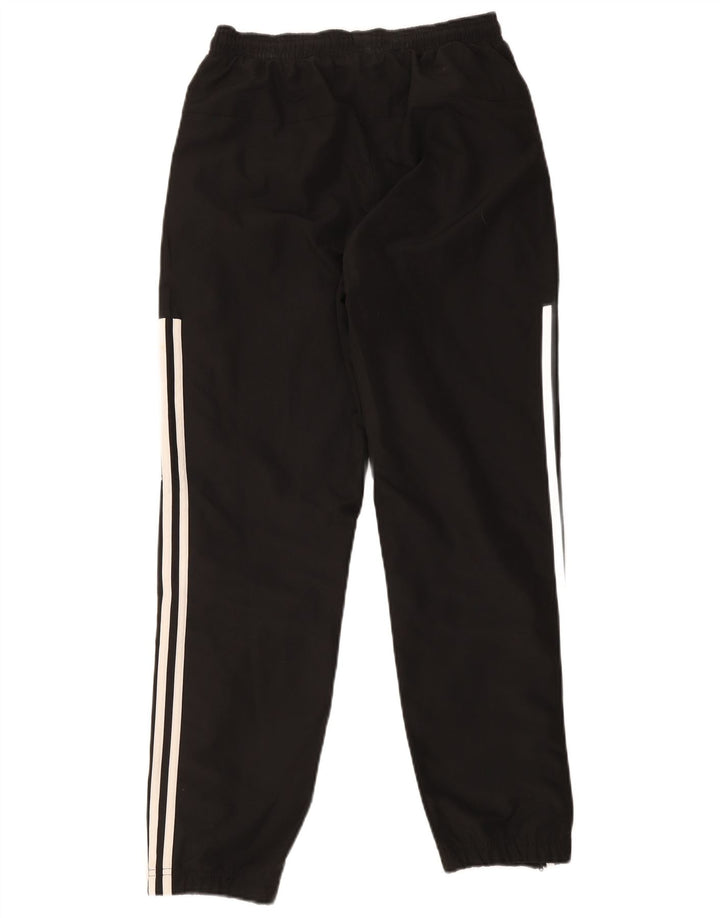 Adidas Mens Tracksuit Trousers Joggers Small Black Polyester