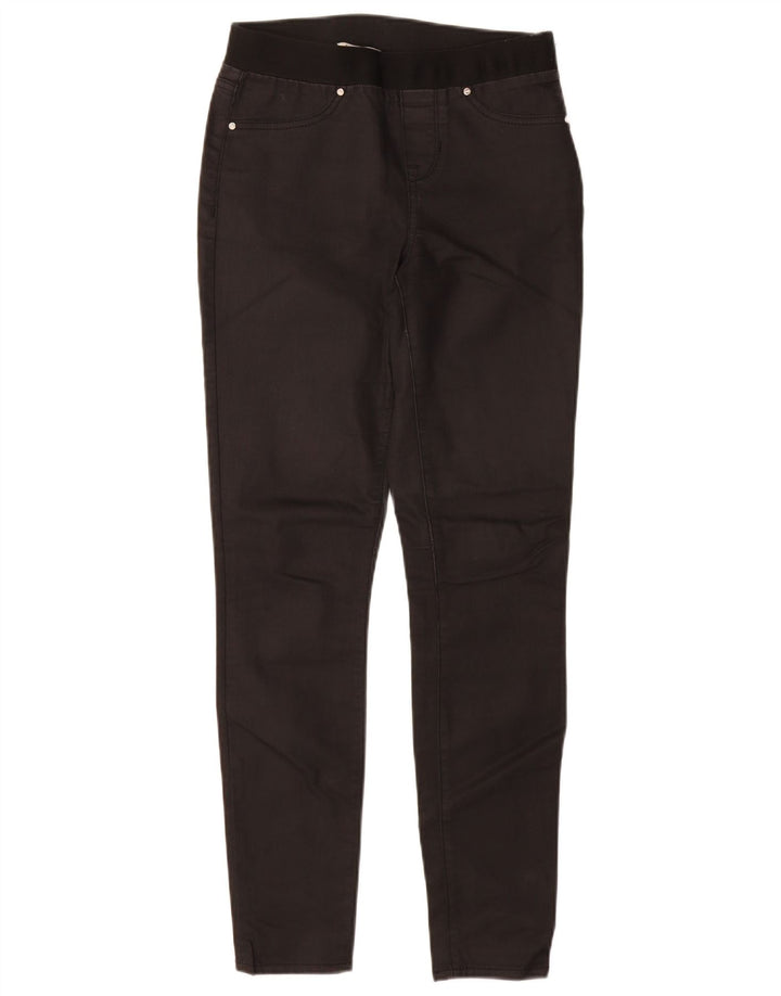 KAREN MILLEN Womens Jegging Trousers UK 8 Small W26 L29 Black