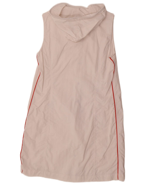 Colmar Womens Hooded Sleeveless Raincoat IT 46 Large White Polyamide