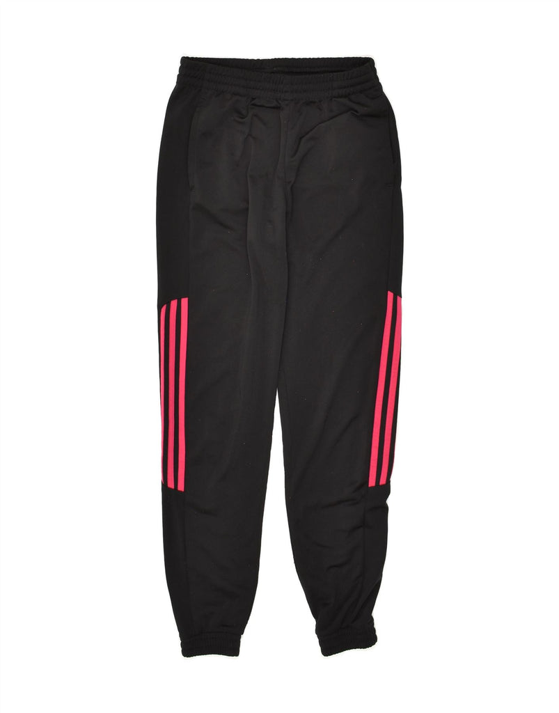 ADIDAS Girls Tracksuit Trousers Joggers 11-12 Years Black | Vintage Adidas | Thrift | Second-Hand Adidas | Used Clothing | Messina Hembry 