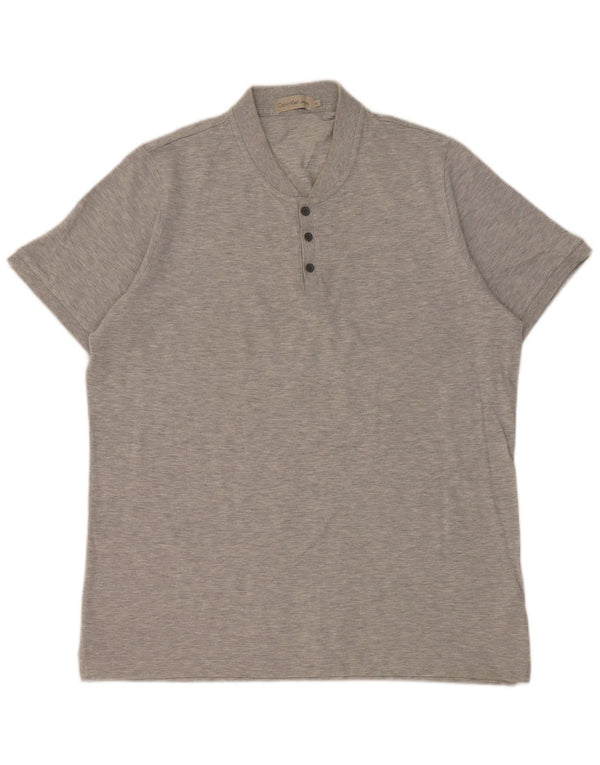 Calvin Klein Jeans Mens T-Shirt Top XL Grey Cotton