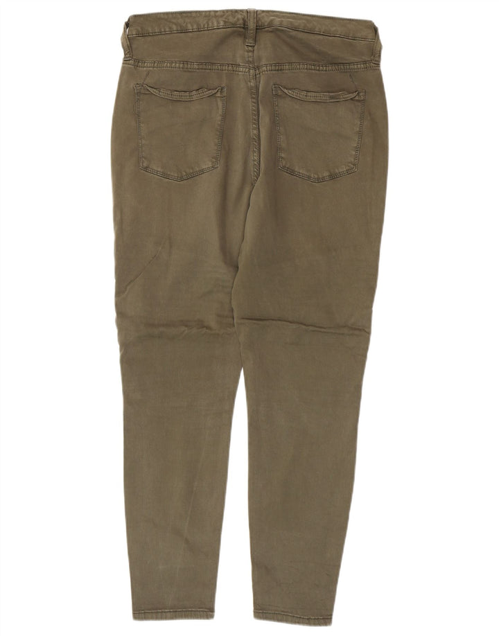 Mossimo Womens High Rise Jegging Jeans US 14 Large W32 L26 Khaki Cotton