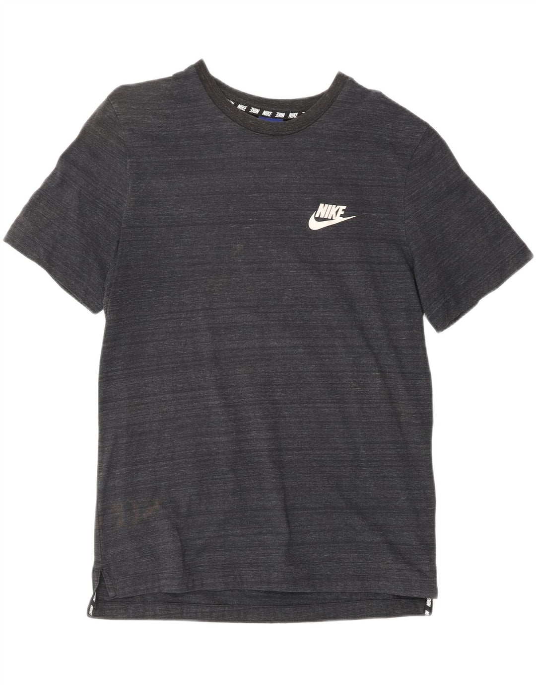 NIKE Mens T-Shirt Top Medium Grey Flecked Cotton Vintage Nike and Second-Hand Nike from Messina Hembry 