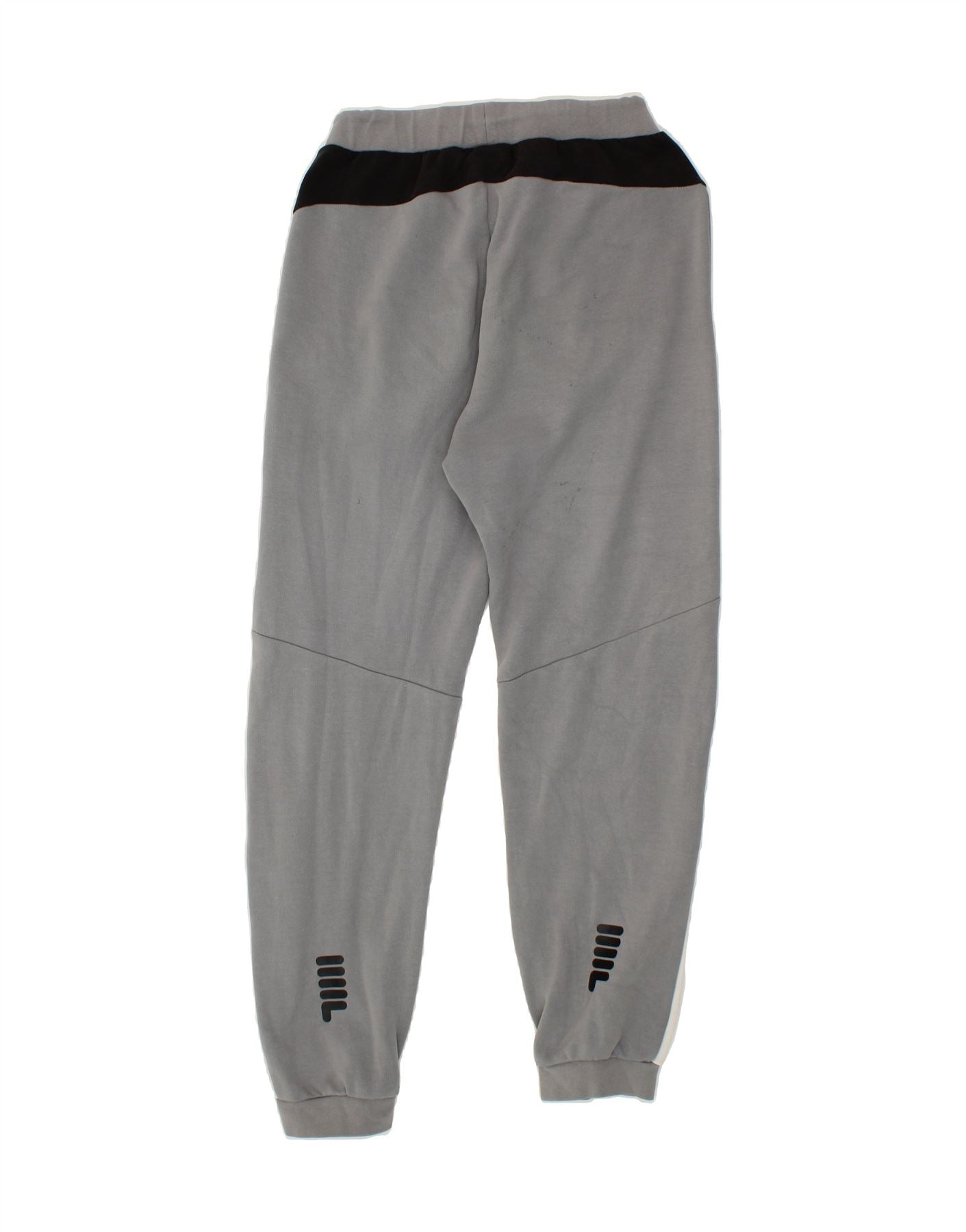 Pantaloni da tuta da uomo FILA Joggers XS Grigio Colourblock Cotone Abbigliamento vintage e di seconda mano online Messina Hembry