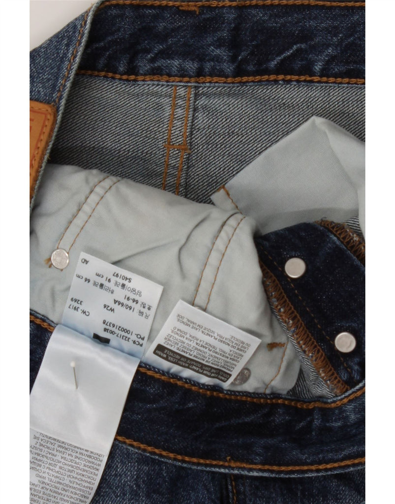 LEVI'S Womens 501 Denim Shorts W26 Small Blue Cotton Vintage Levi's and Second-Hand Levi's from Messina Hembry 