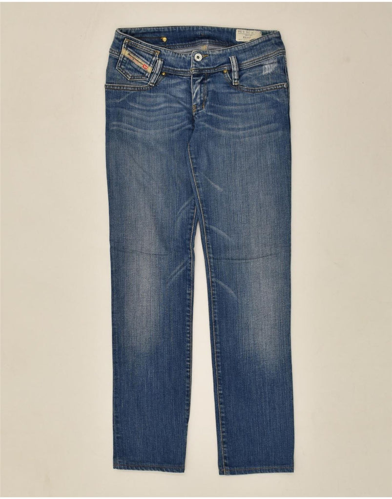 DIESEL Womens Straight Jeans W26 L29 Blue Cotton | Vintage Diesel | Thrift | Second-Hand Diesel | Used Clothing | Messina Hembry 