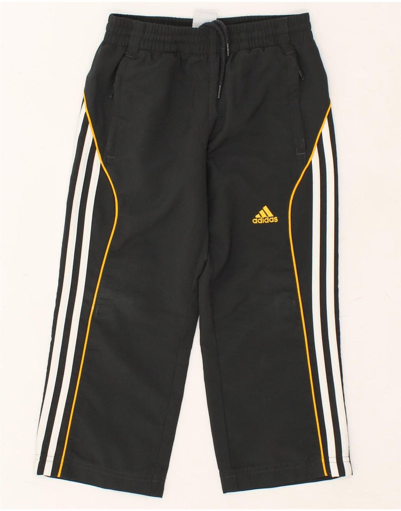 ADIDAS Boys Tracksuit Trousers 4-5 Years Grey Polyester | Vintage Adidas | Thrift | Second-Hand Adidas | Used Clothing | Messina Hembry 