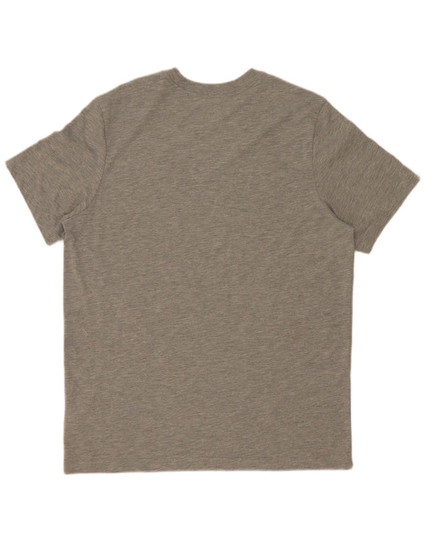 Nike Mens Dri Fit Graphic T-Shirt Top Large Grey Polyester