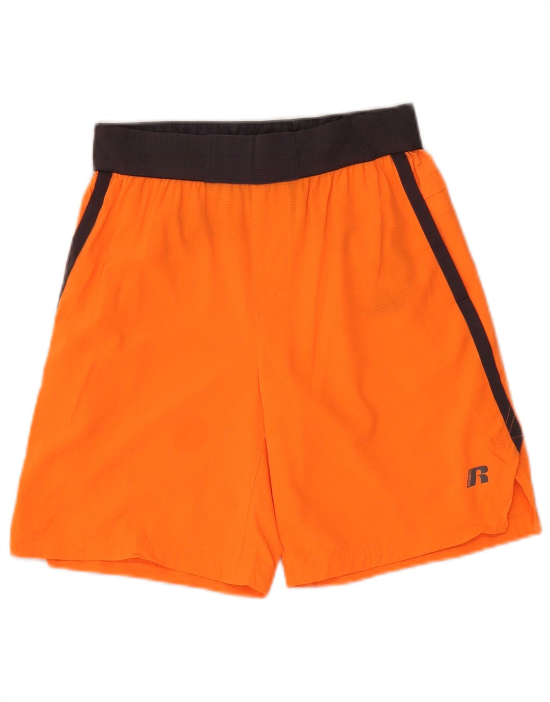 RUSSELL ATHLETIC Boys Dri-Power Sport Shorts 10-11 Years Large Orange