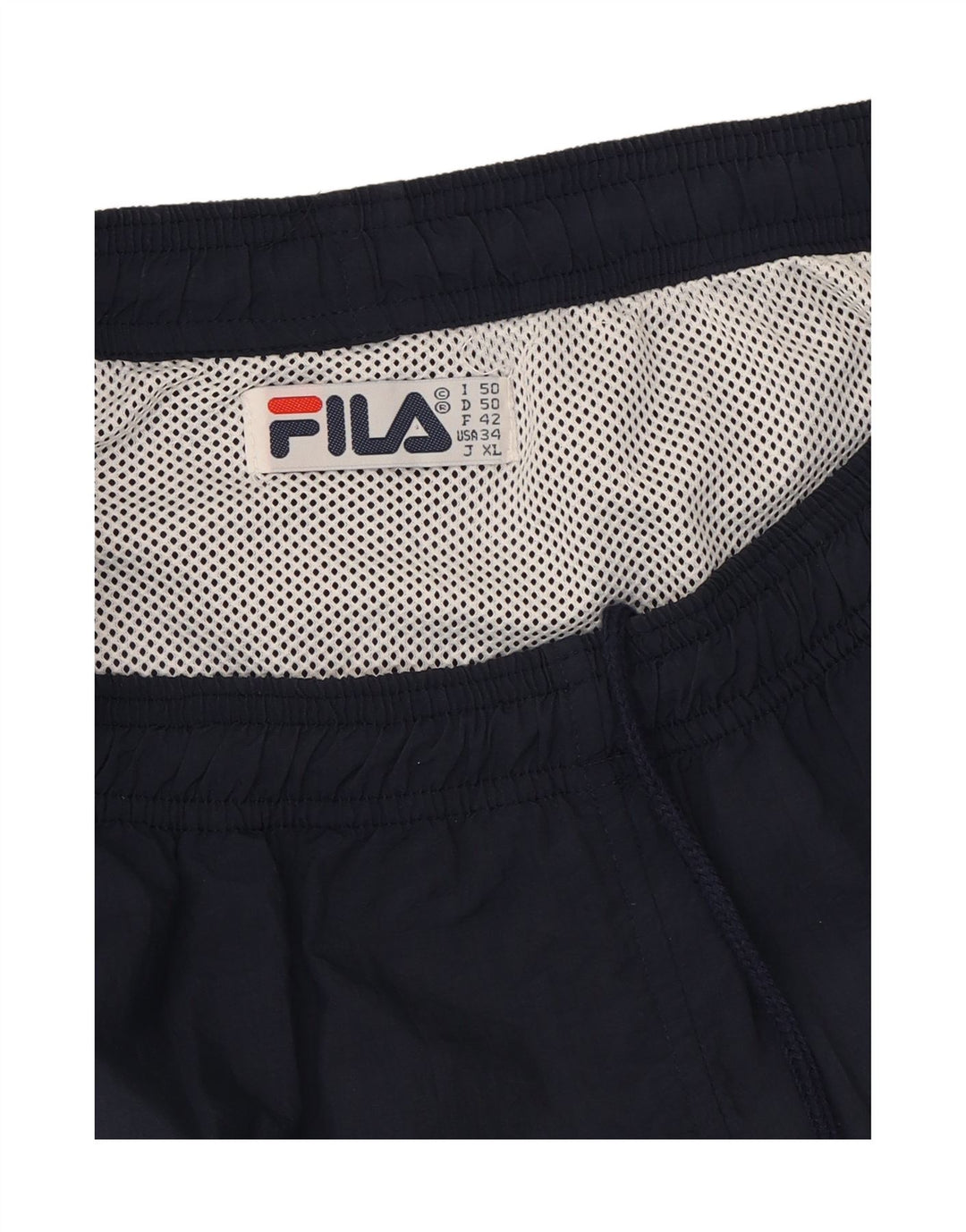 FILA Mens Graphic Sport Shorts Large  Navy Blue