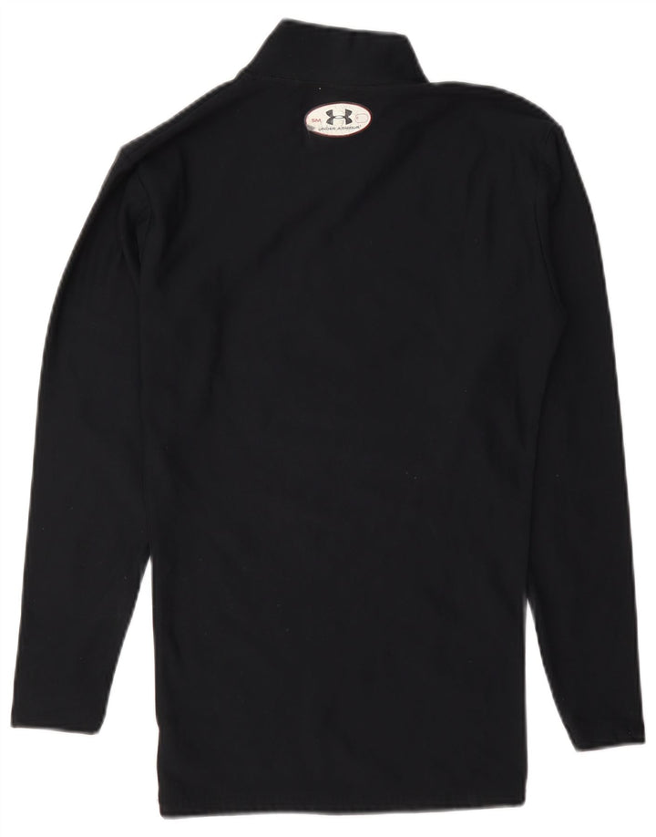 Under Armour Mens Cold Gear Top Long Sleeve Small Navy Blue Nylon