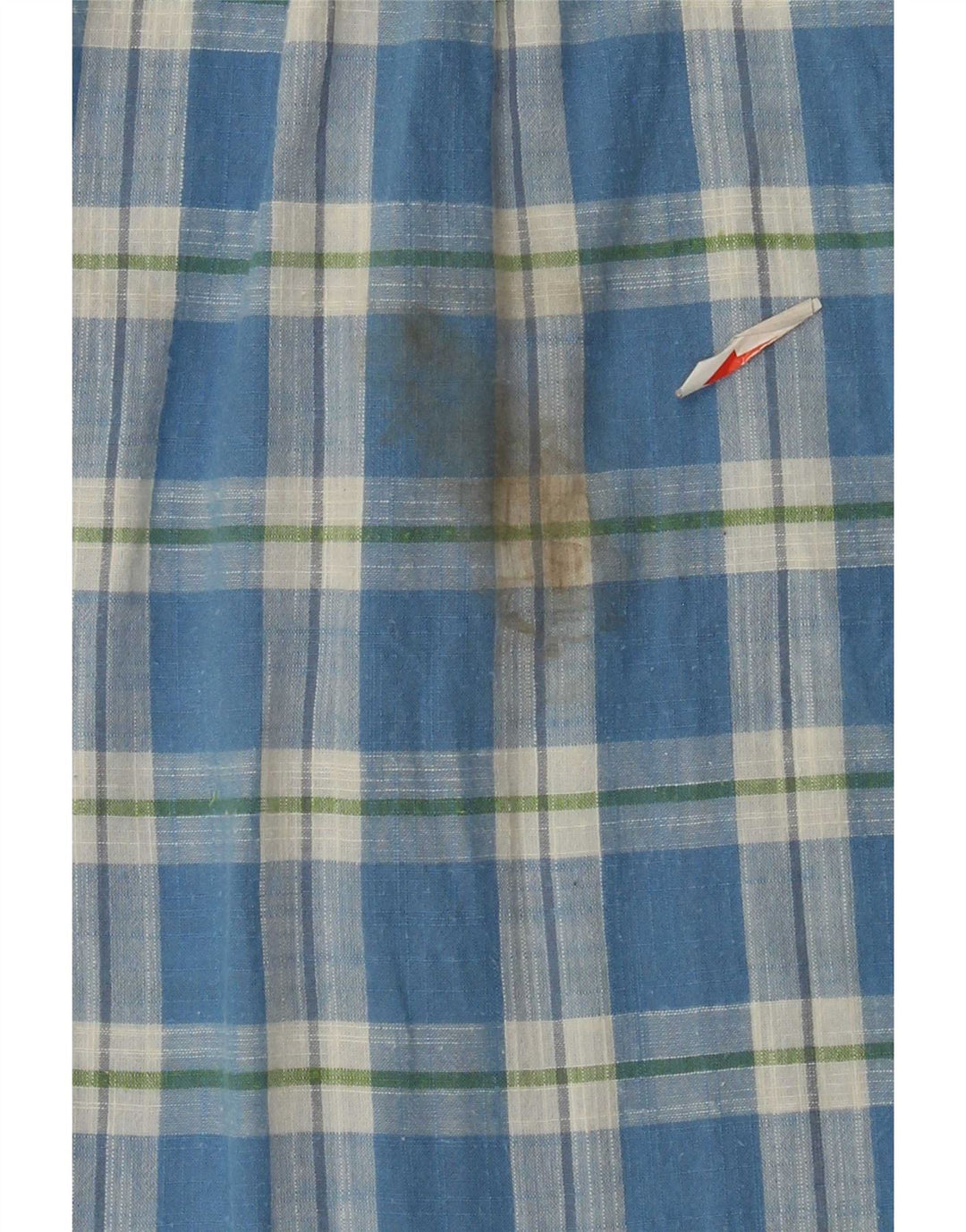 Wrangler Mens Short Sleeve Shirt 2XL Blue Check Cotton