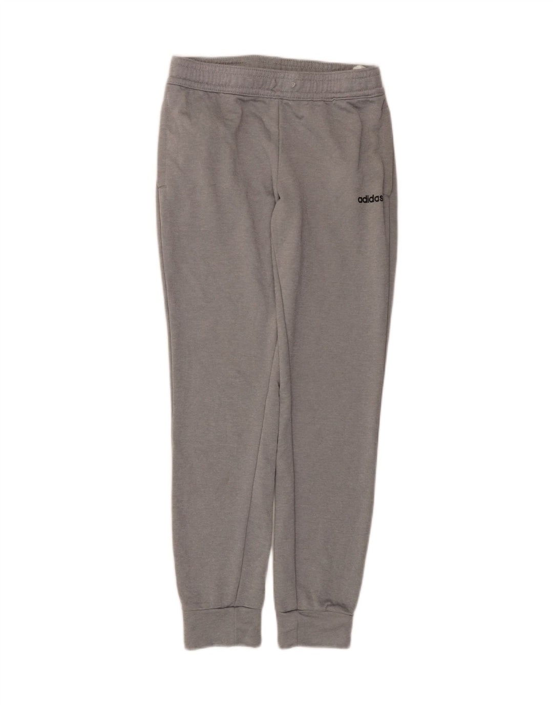 Adidas Womens Tracksuit Trousers Joggers UK 8/10 Small  Grey Polyester