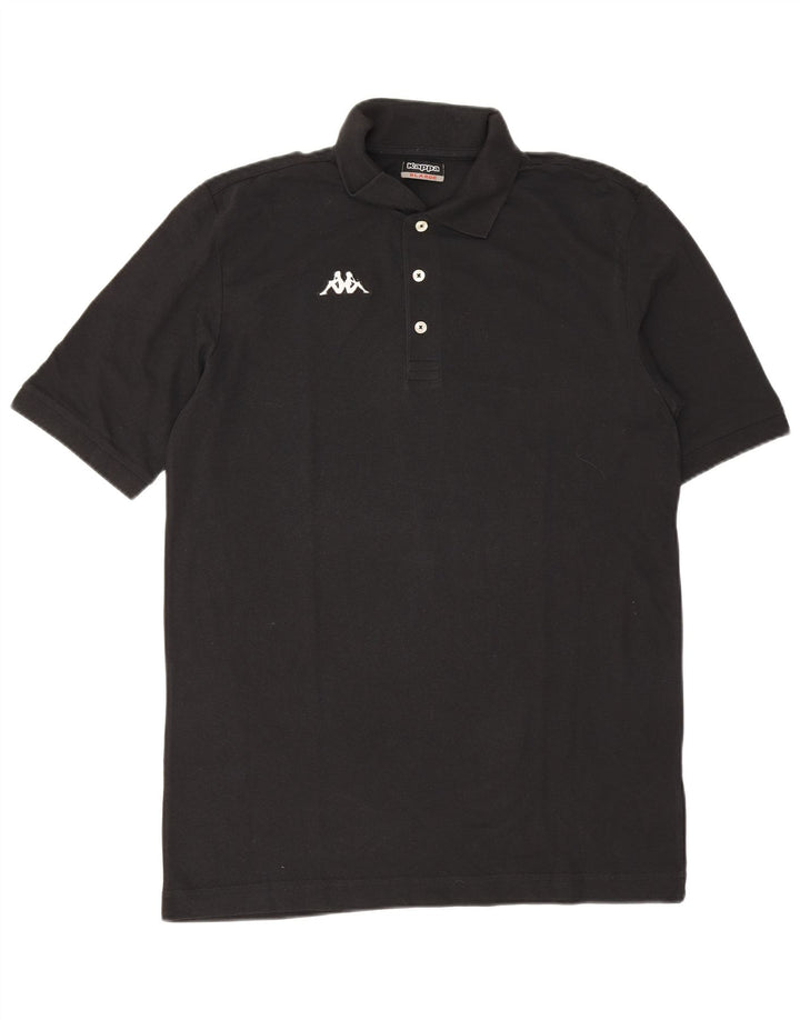 Kappa Mens Polo Shirt XL Black Cotton