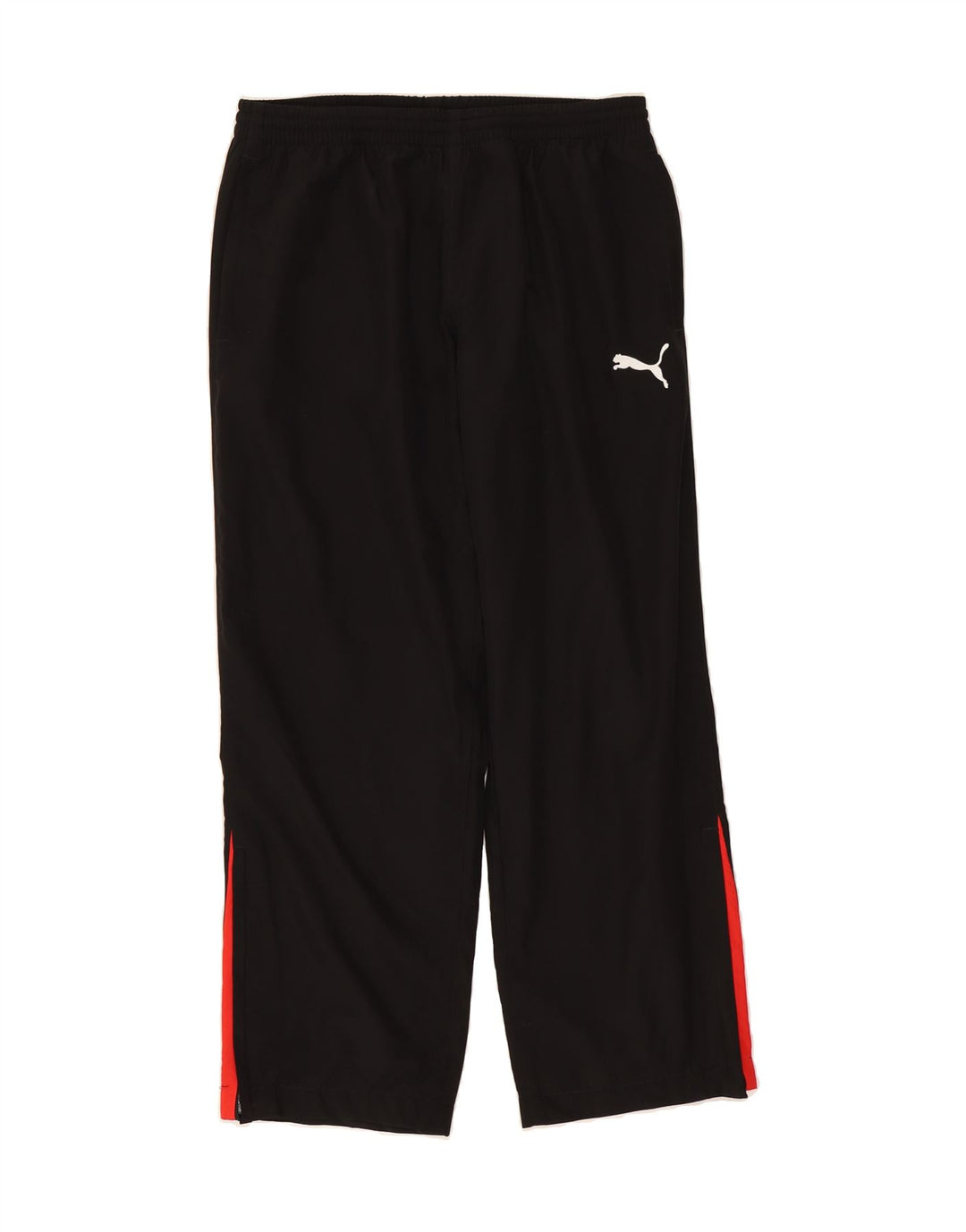 PUMA Mens Tracksuit Trousers Medium Black Colourblock Polyester Vintage Puma and Second-Hand Puma from Messina Hembry 