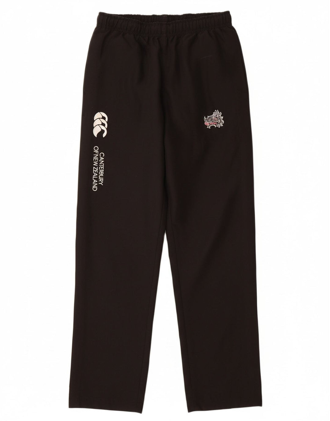 CANTERBURY Boys Graphic Windbreaker Trousers 13-14 Years  Black Polyester