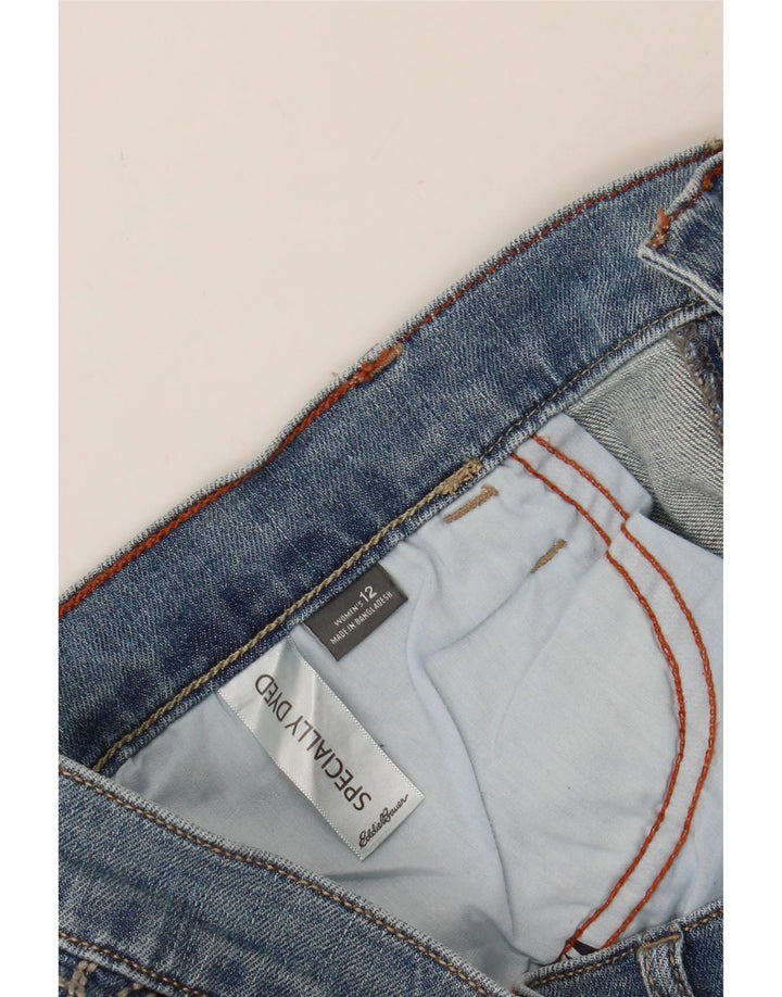 EDDIE BAUER Womens Boyfriend Denim Shorts US 12 Large W36 Blue Vintage Eddie Bauer and Second-Hand Eddie Bauer from Messina Hembry 