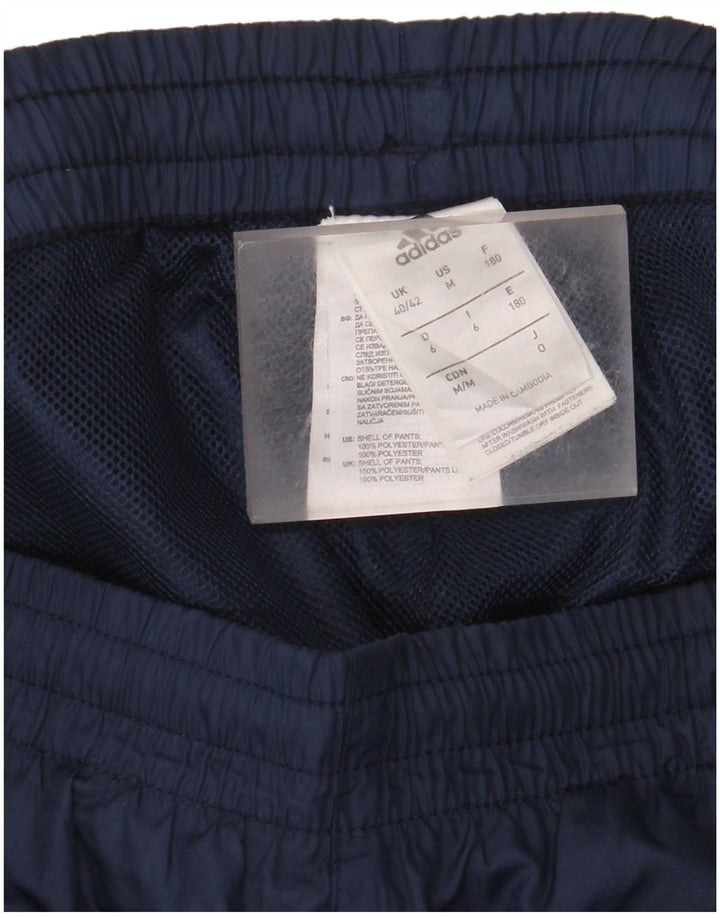 Adidas Mens Tracksuit Trousers UK 40/42 Medium  Navy Blue Polyester