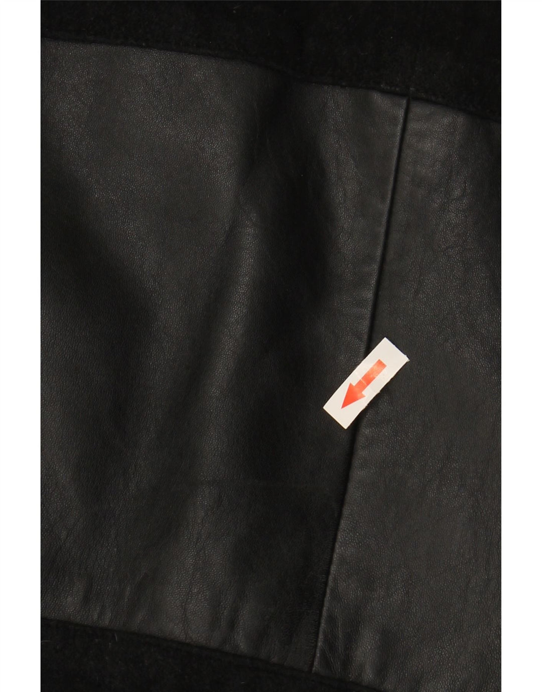 VINTAGE Womens Suede Jacket IT 48 XL Black