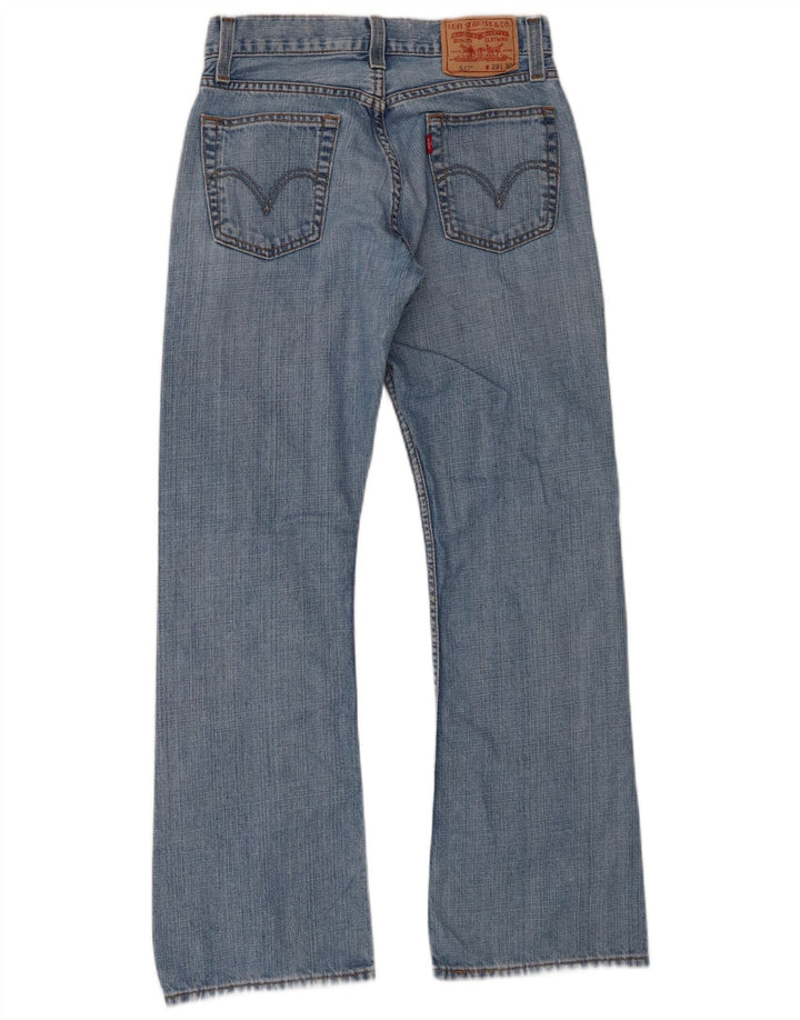 Levi's Womens 527 Low Waist Bootcut Jeans W29 L30 Blue Cotton