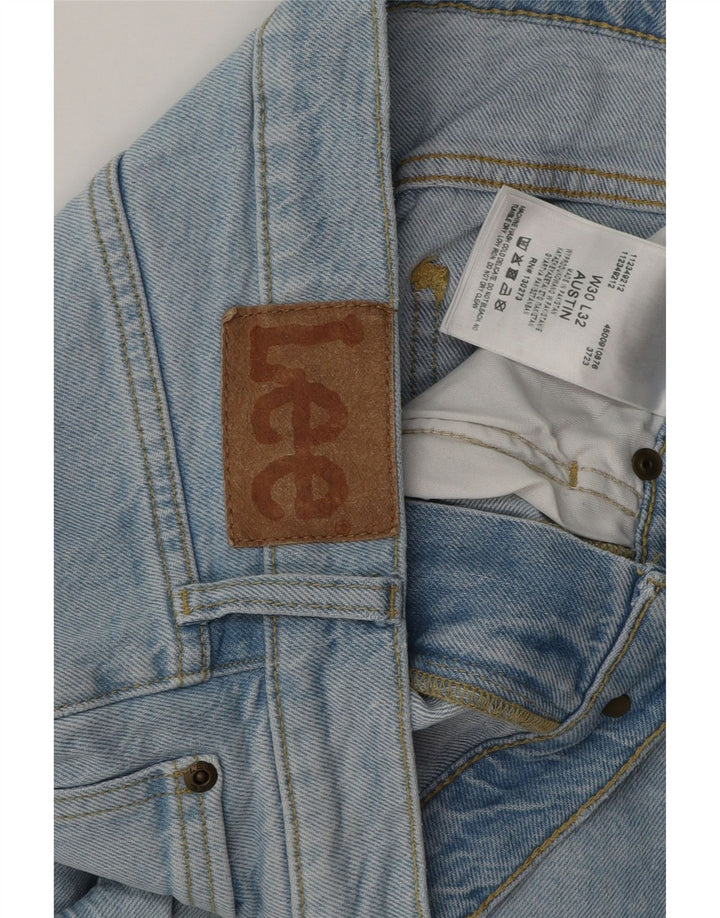 LEE Mens Austin Tapered Jeans W30 L30 Blue Cotton