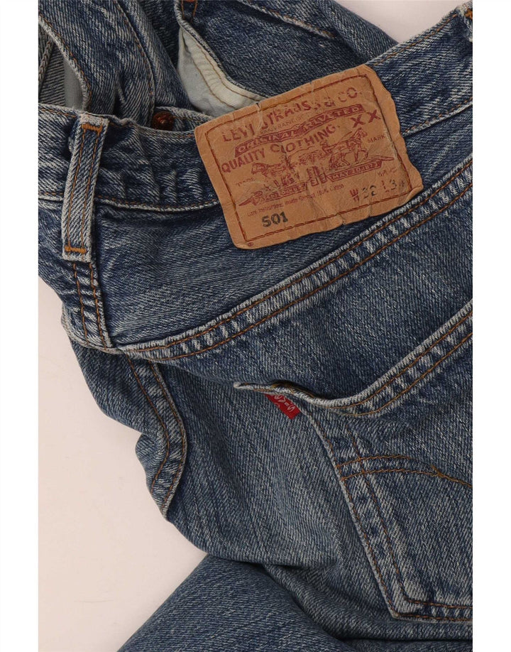 Levi's Mens 501 Straight Jeans W32 L34 Blue