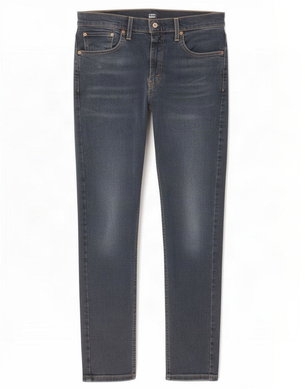 Levi's Mens 512 Slim Tapered Jeans W32 L32 Navy Blue Cotton