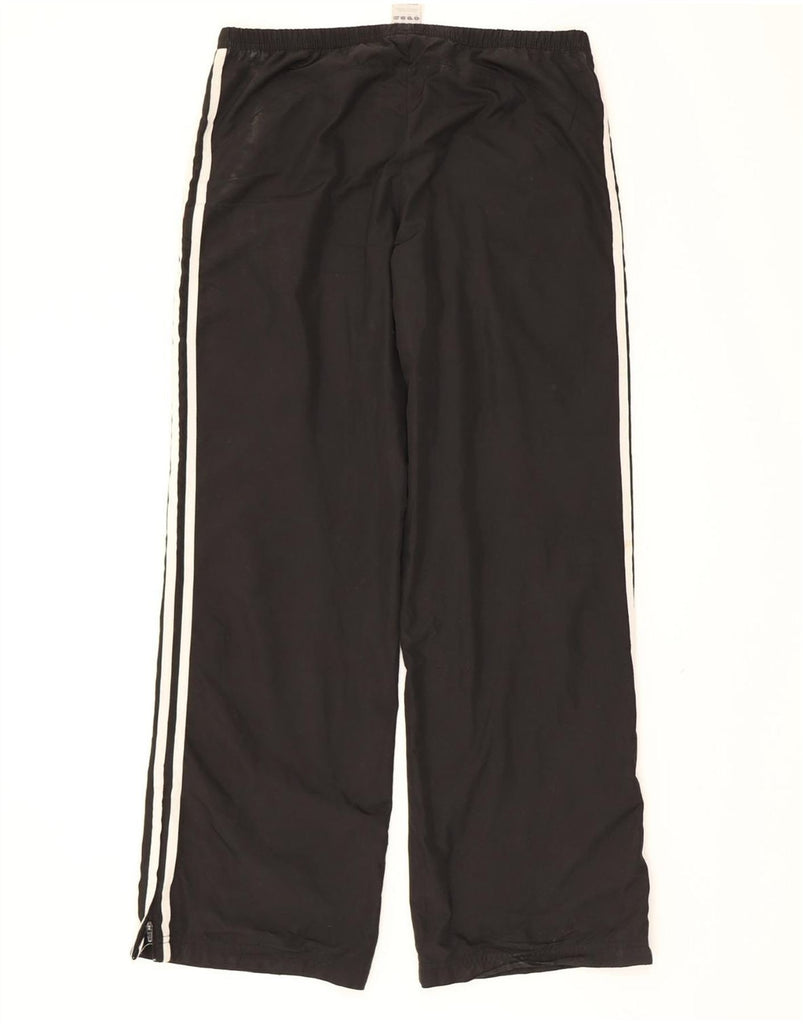 ADIDAS Womens Climalite Tracksuit Trousers UK 12 Medium Black Polyester Vintage Adidas and Second-Hand Adidas from Messina Hembry 