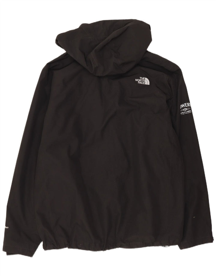 The North Face Mens Hyvent Graphic Hooded Rain Jacket UK 42 XL Black