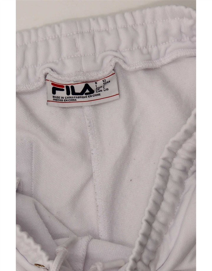 Fila Mens Sport Shorts Large  White Polyester