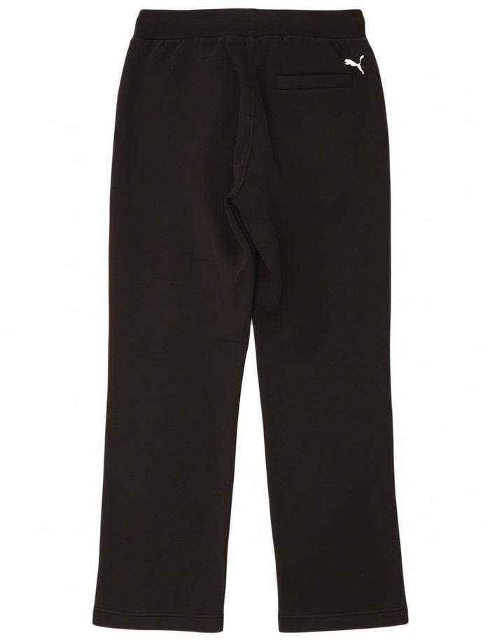 Puma Mens Graphic Tracksuit Trousers Medium Black Cotton