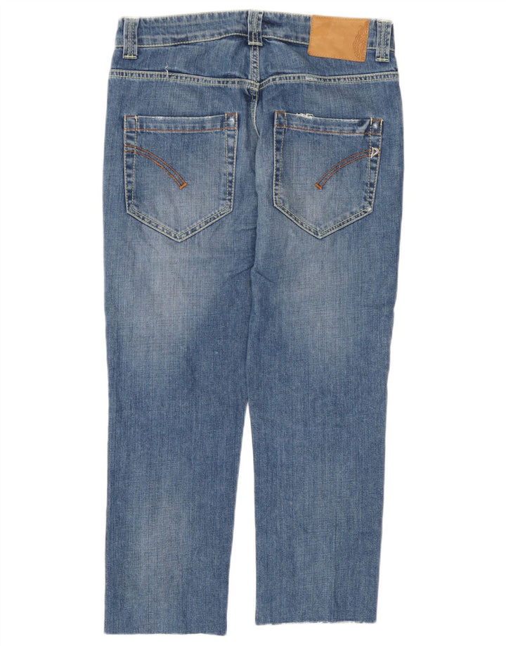 Dondup Womens Cropped Jeans W26 L23 Blue Cotton