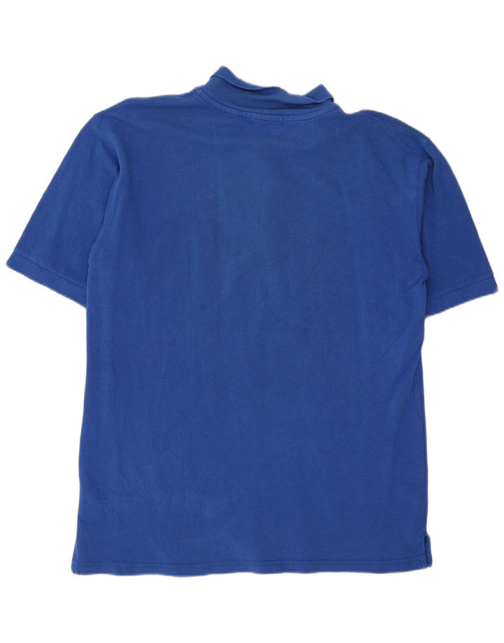 Fila Mens Polo Shirt XL Blue Cotton