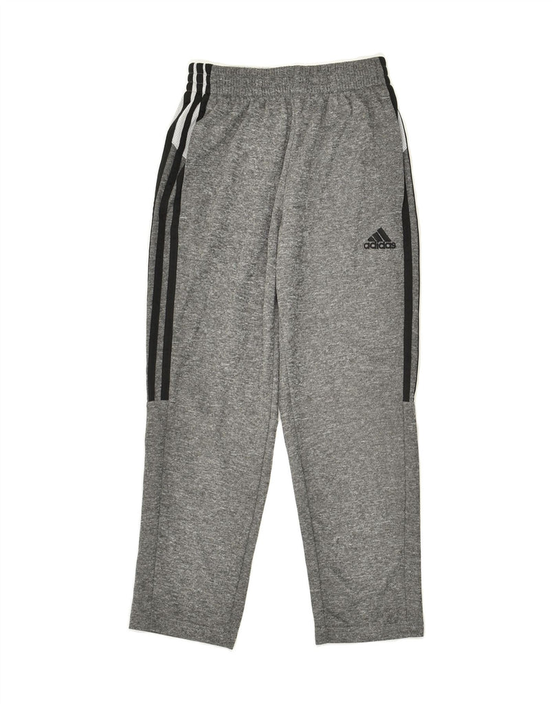 ADIDAS Boys Tracksuit Trousers 7-8 Years Small Grey Polyester | Vintage Adidas | Thrift | Second-Hand Adidas | Used Clothing | Messina Hembry 