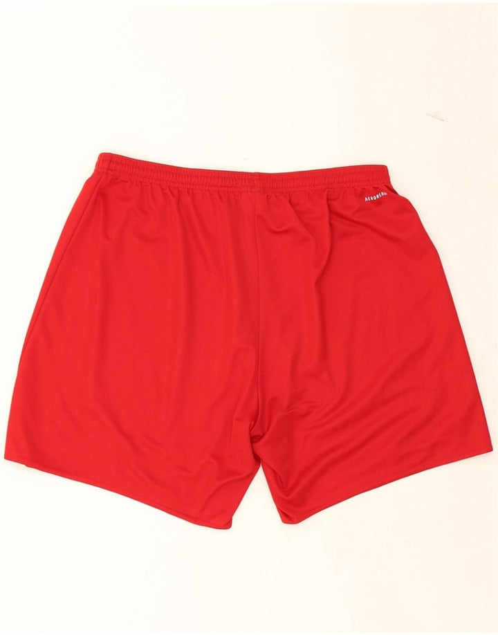 ADIDAS Mens Aeroready Sport Shorts XL Red Polyester Vintage Adidas and Second-Hand Adidas from Messina Hembry 