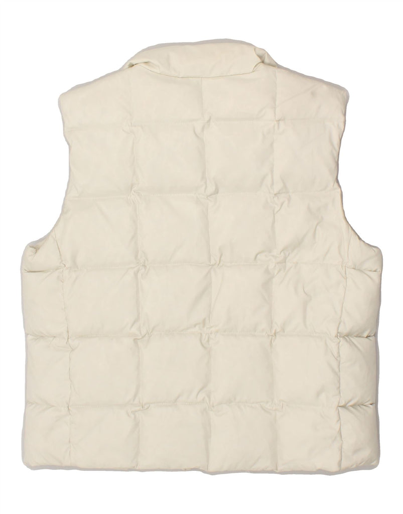 MURPHY & NYE Womens Padded Gilet UK 18 XL Beige Polyamide | Vintage Murphy & Nye | Thrift | Second-Hand Murphy & Nye | Used Clothing | Messina Hembry 