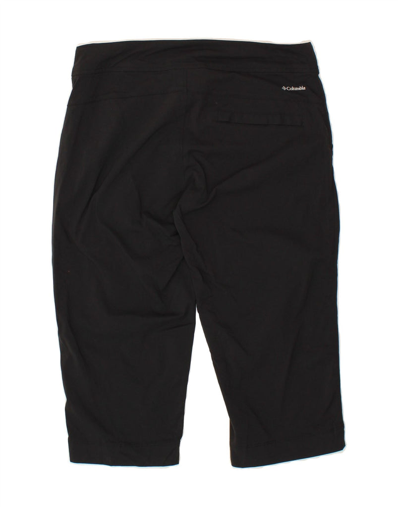 COLUMBIA Womens Capri Trousers US 8 Medium W32  Black Nylon Vintage Columbia and Second-Hand Columbia from Messina Hembry 