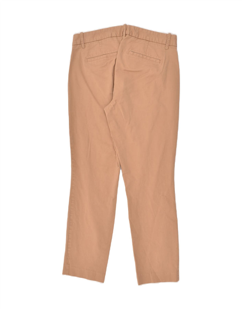 J. CREW Womens Stretch Slim Chino Trousers US 10 Large W32 L26 Brown | Vintage J. Crew | Thrift | Second-Hand J. Crew | Used Clothing | Messina Hembry 