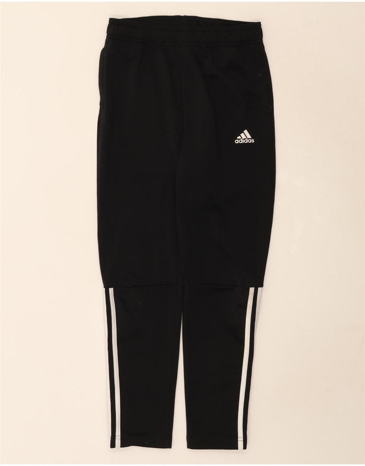 Adidas Boys Tracksuit Trousers 11-12 Years  Black Polyester