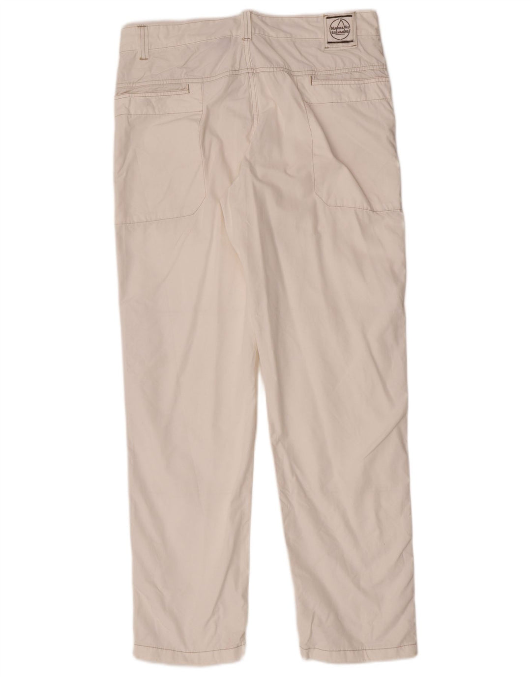 Murphy & Nye Mens Slim Chino Trousers W36 L32 White Cotton