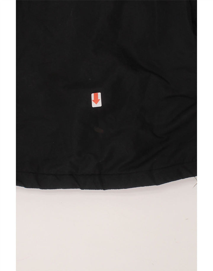 LOTTO Boys Graphic Hooded Windbreaker Jacket 2-3 Years Black Colourblock Vintage Lotto and Second-Hand Lotto from Messina Hembry 