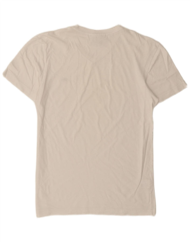 Lacoste Mens Regular Fit T-Shirt Top Size 3 Small White Cotton