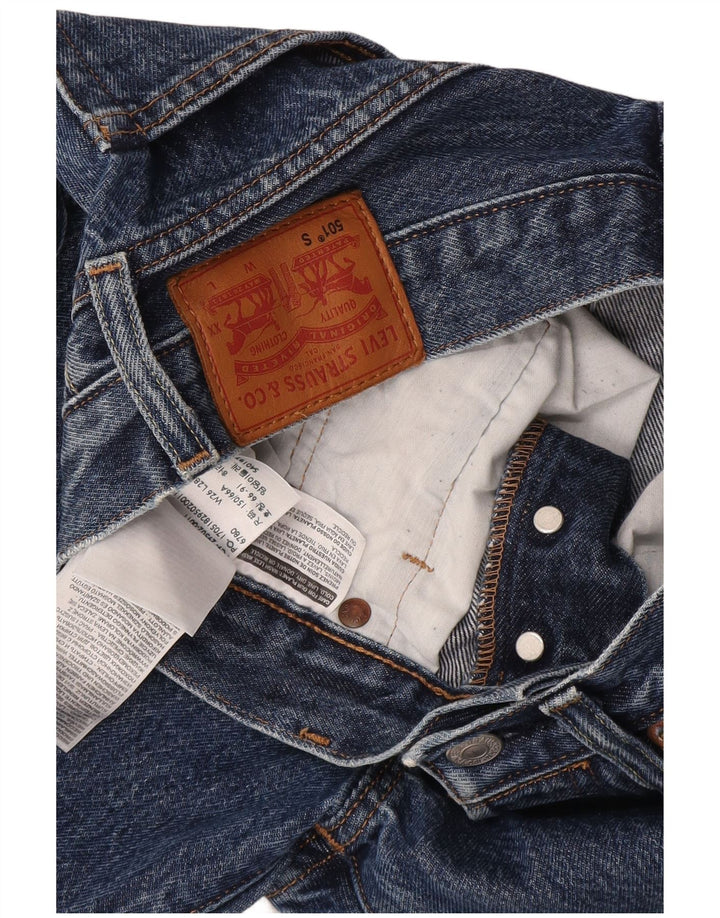Levi's Mens 501 Straight Jeans W26 L28 Blue Cotton